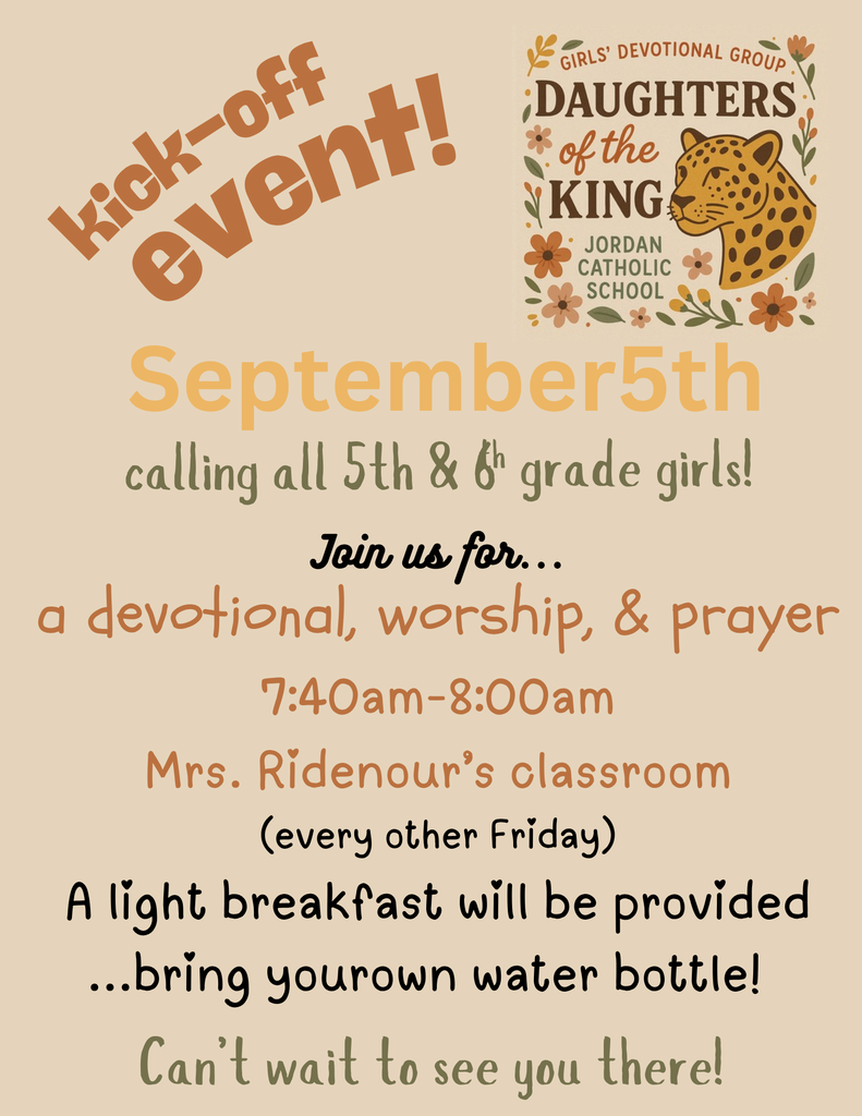informational flier for devotional group