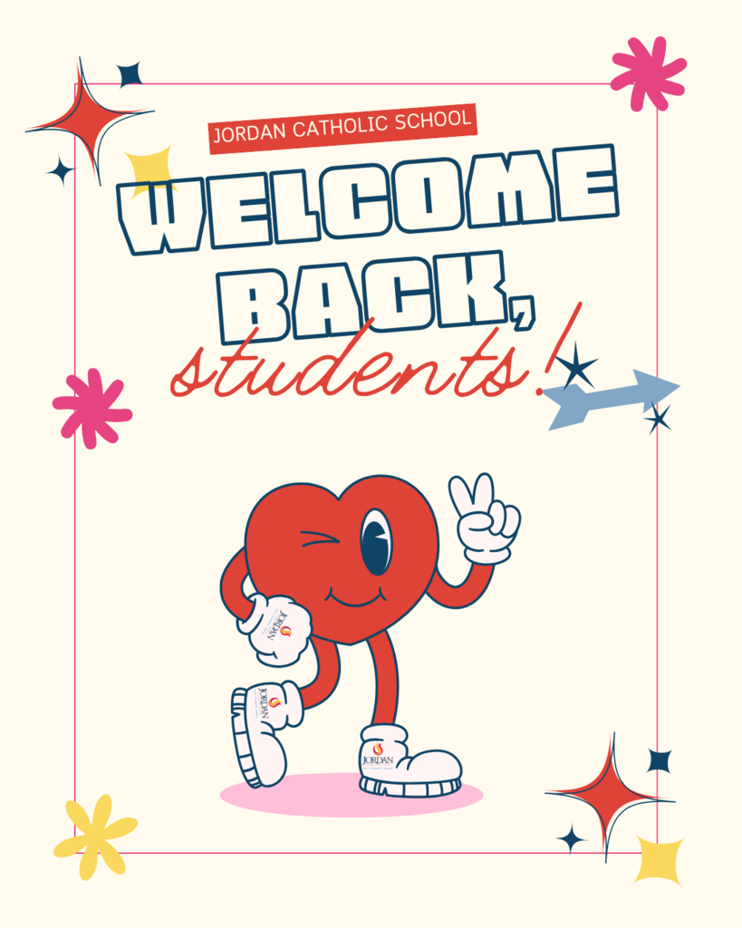graphic with smiling heart holding up a peace sign