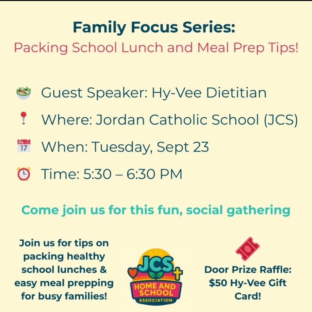 informational flier about an upcoming social gathering