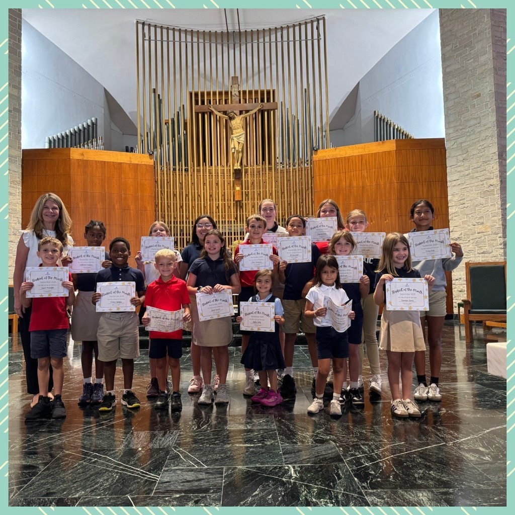 group photo of students at Church