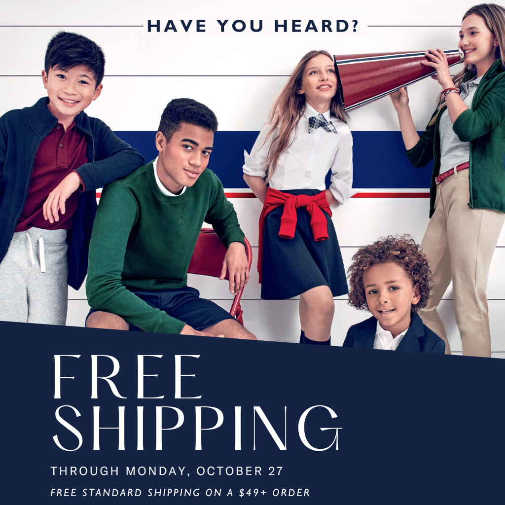 free shipping from Tommy Hilfiger flier
