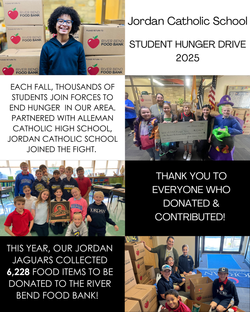 photo collage of student participating in the Student Hunger Drive
