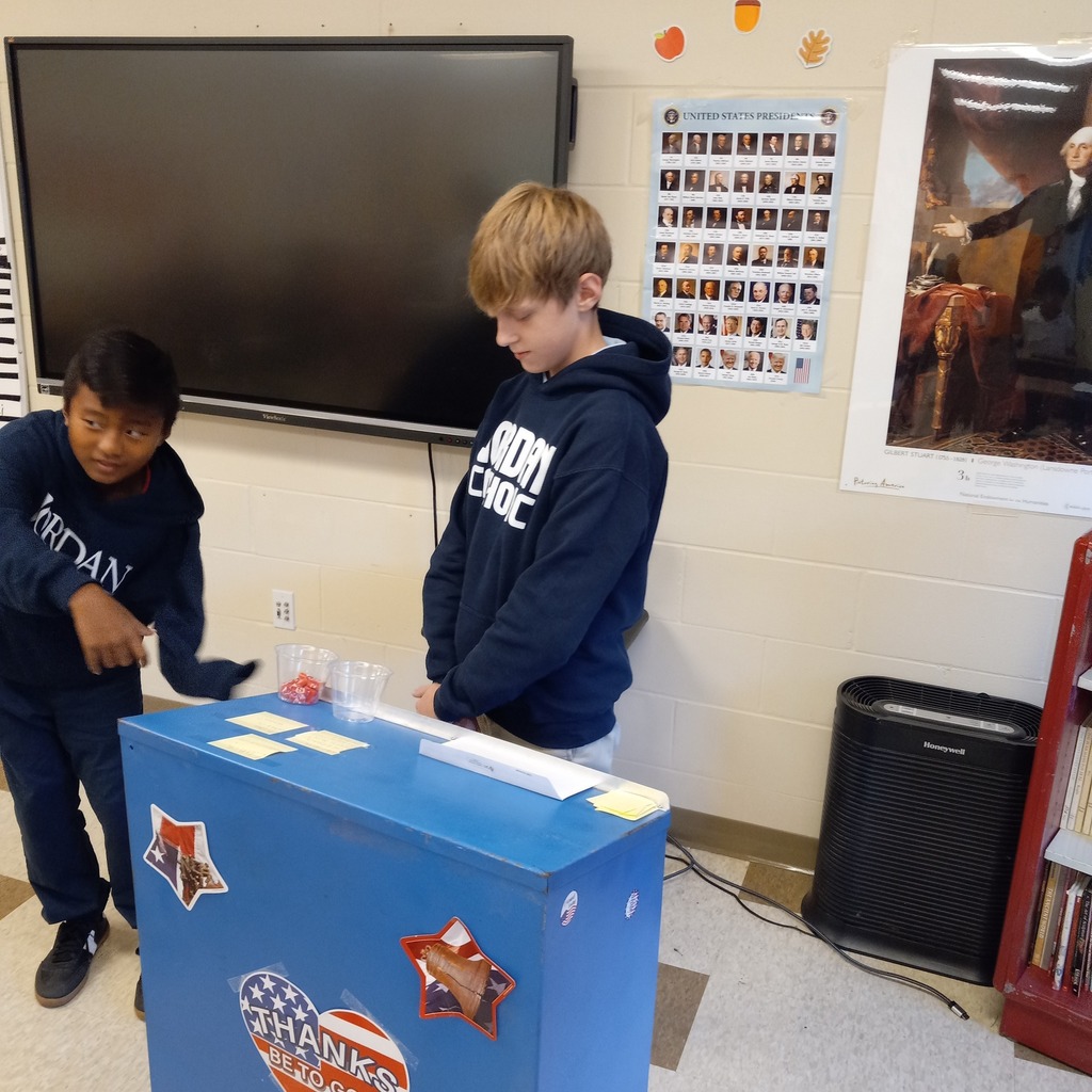 student standing at podium