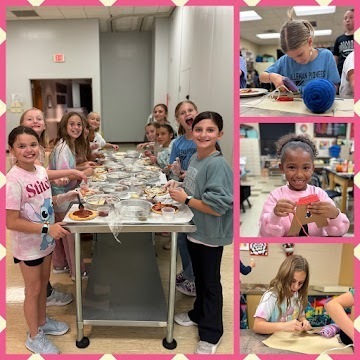 photo collage of students having a party