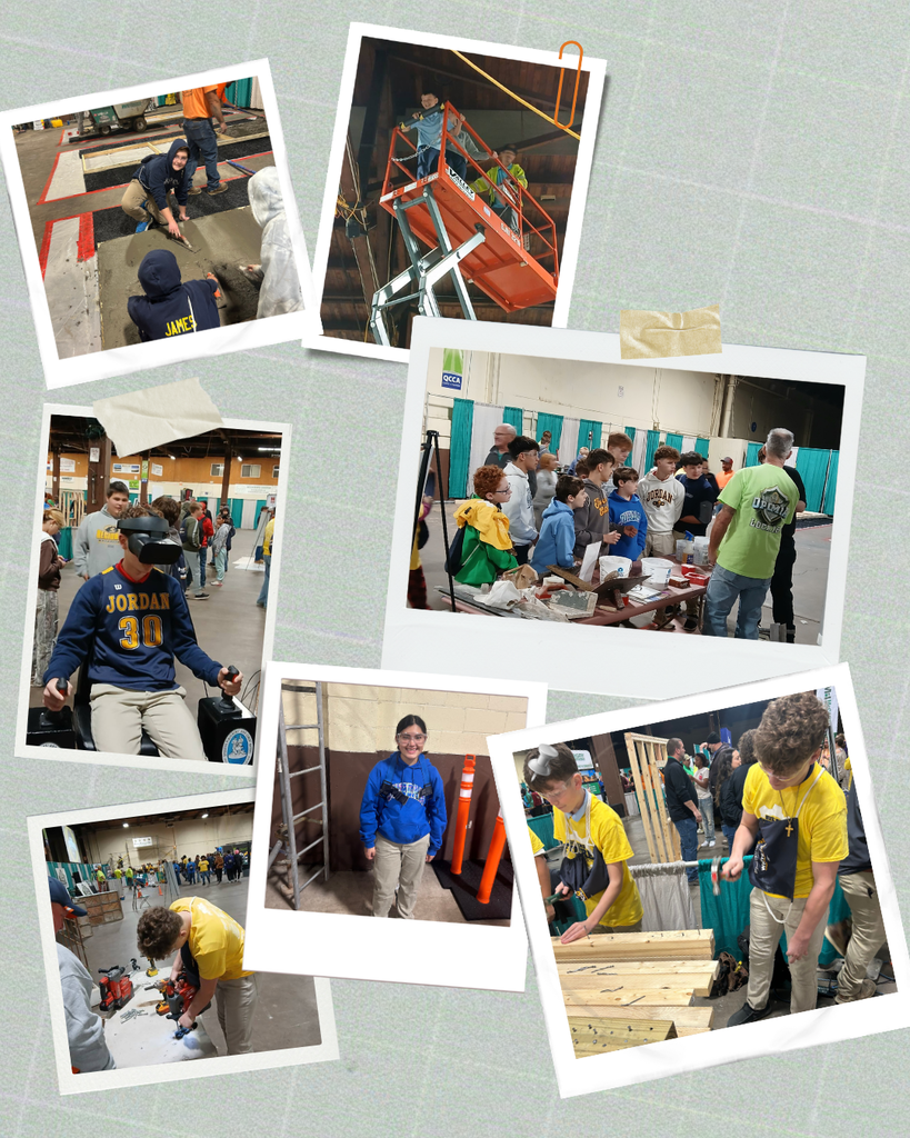 photo collage of students getting hands-on with Trades careers