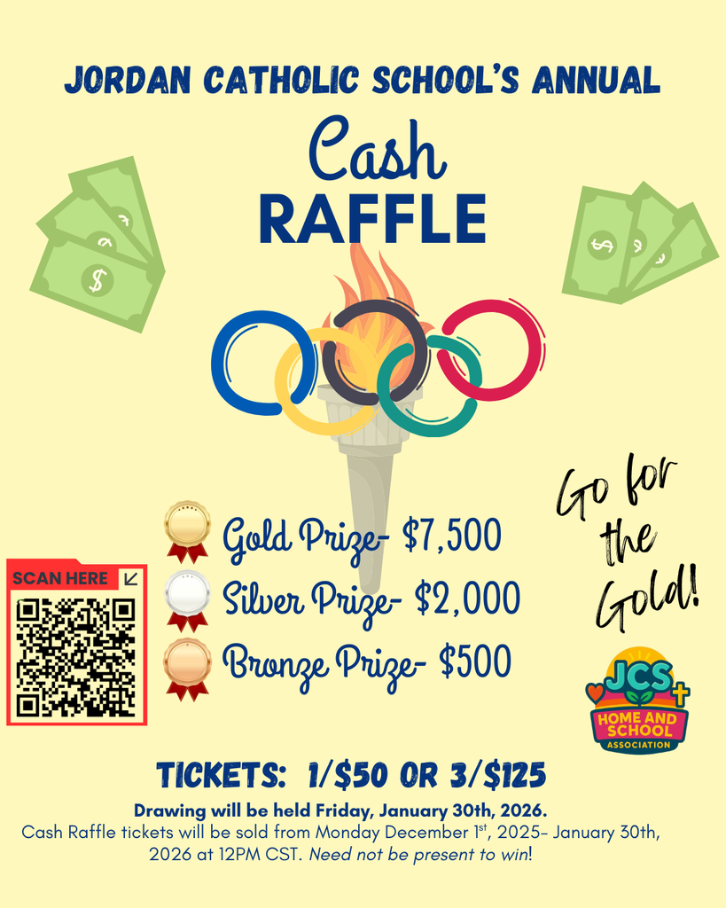 informational flier for Cash Raflle with olympic torch on yellow background