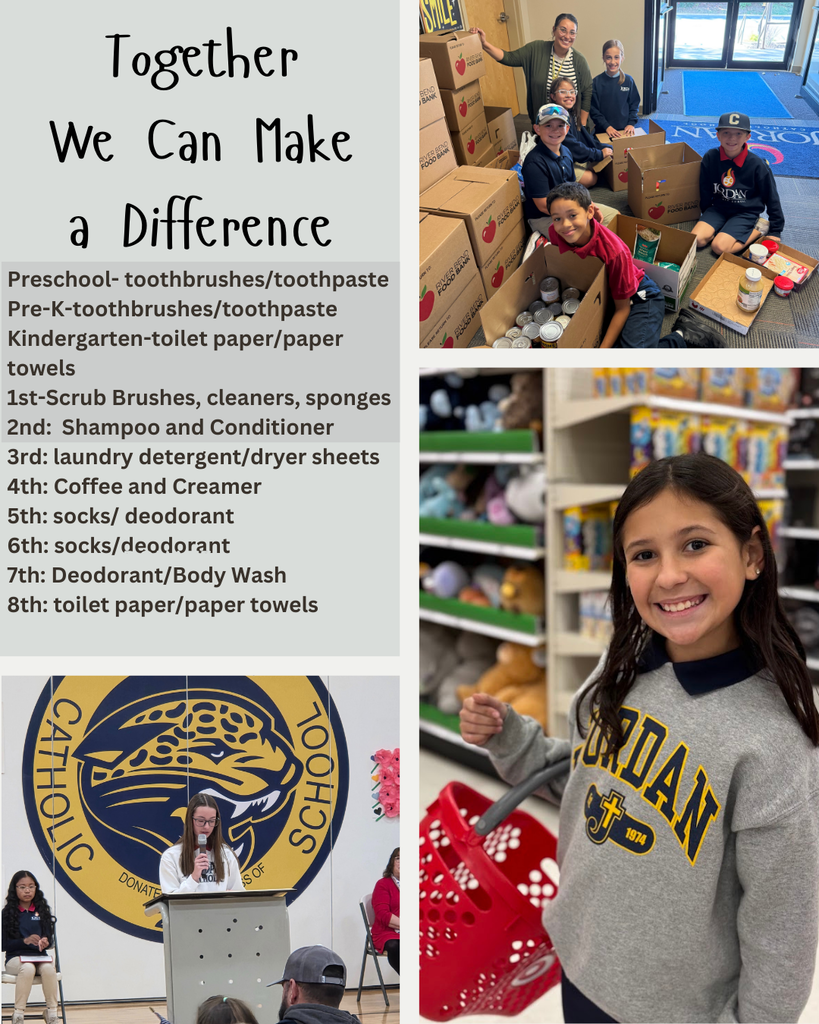 photo collage of students performing acts of service