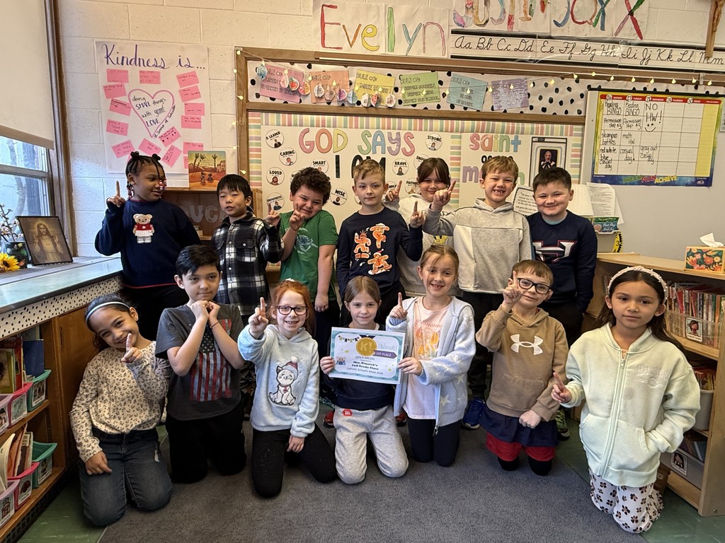 students posing in a group