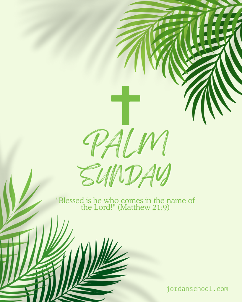 light green background with varying shade of green palm leaves 