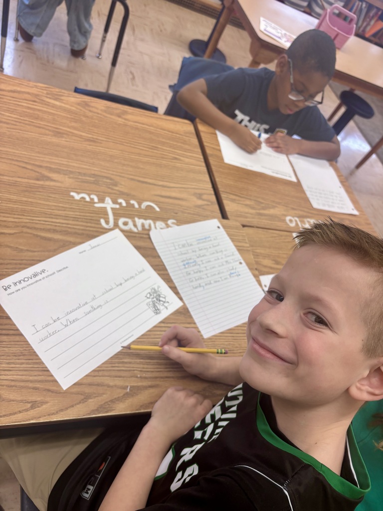 student working at desk