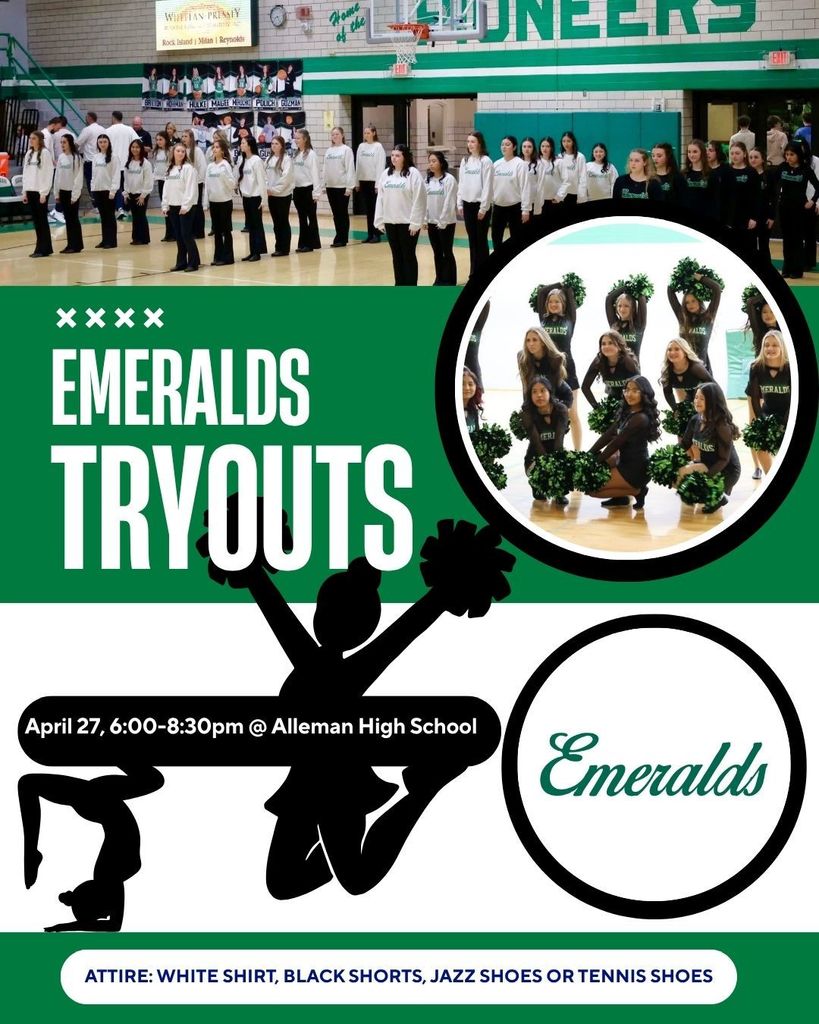 Emeralds tryout flier