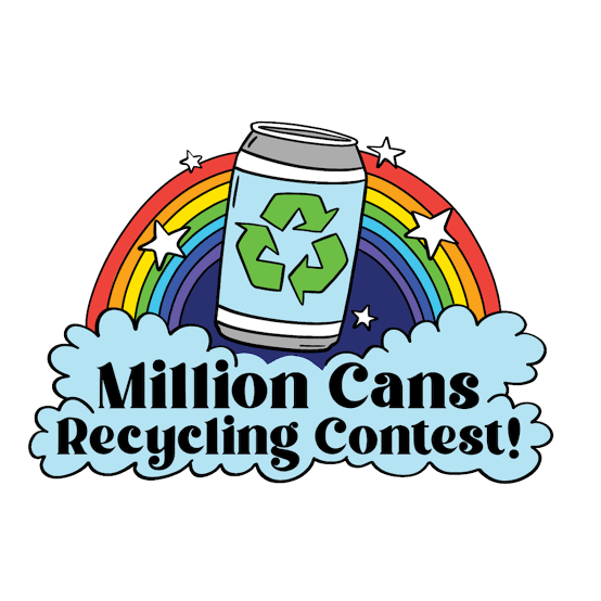 million cans recycling contest graphic