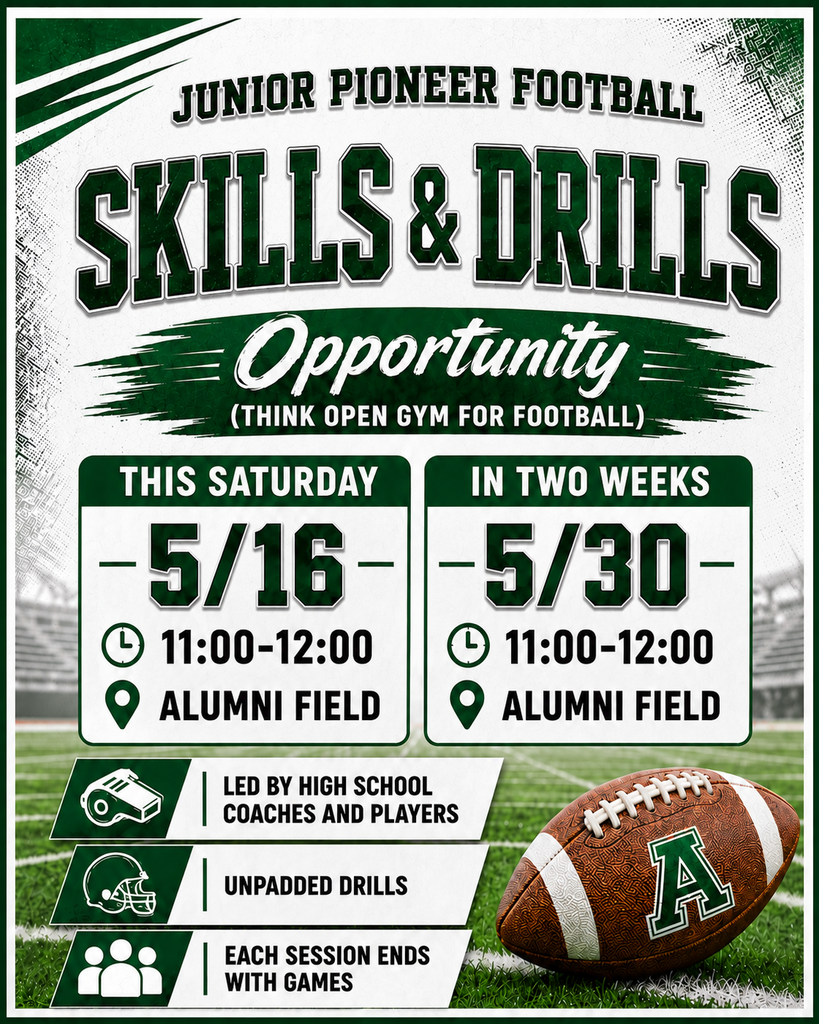 football skills and drills flier