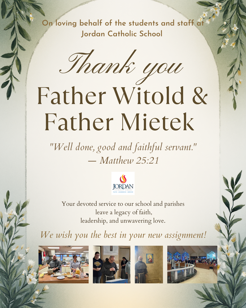 Farewell to Fr. Mietek and Fr. Witold