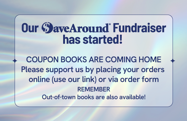 Save Around Fundraiser flier