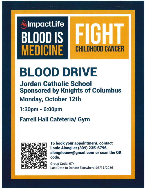 Blood Drive flier