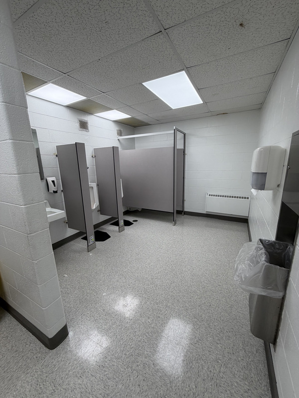 newly remodeled boys bathroom