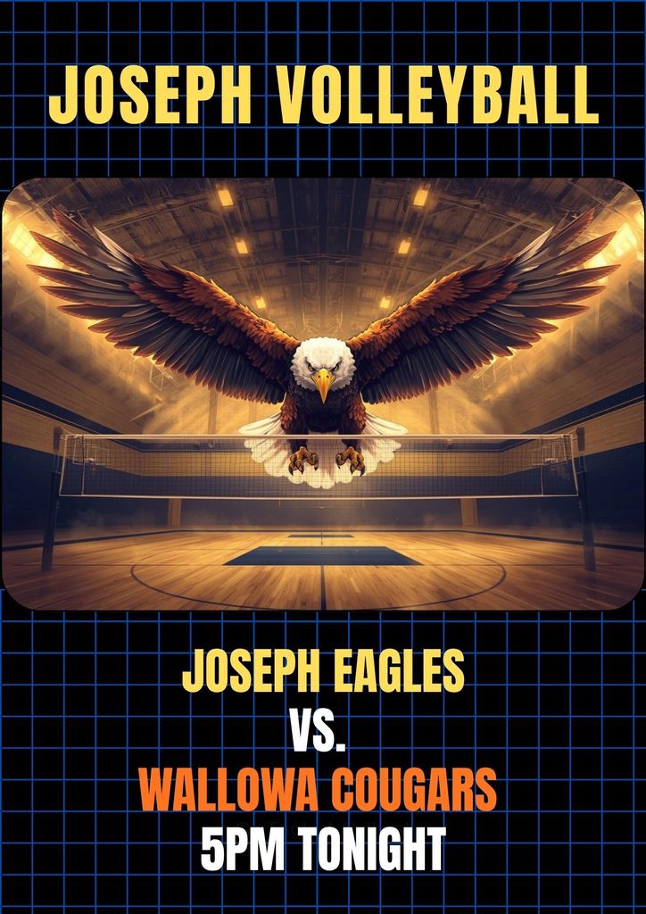 Joseph Volleyball Tonight. JV starts at 5pm.