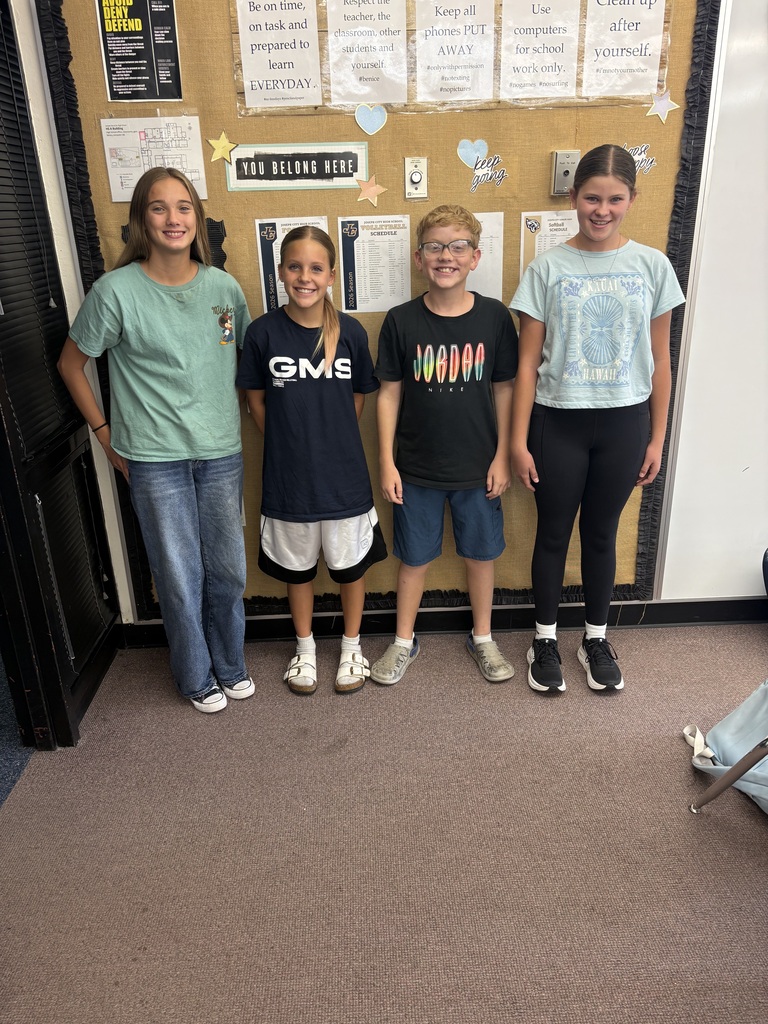 Left to right, Auna Dobbs , Sawyer Frost, Logan Gardner, Carlee Fish