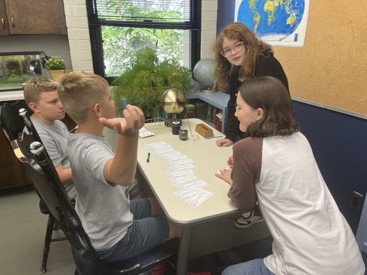 6th grade students offer evidence based explanations like they have been doing this for years.