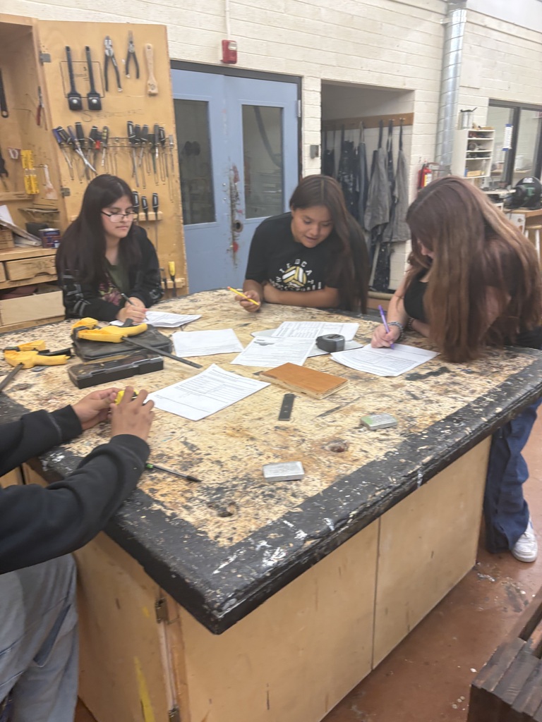 Students determine how much wood is needed for 6 different cuts.