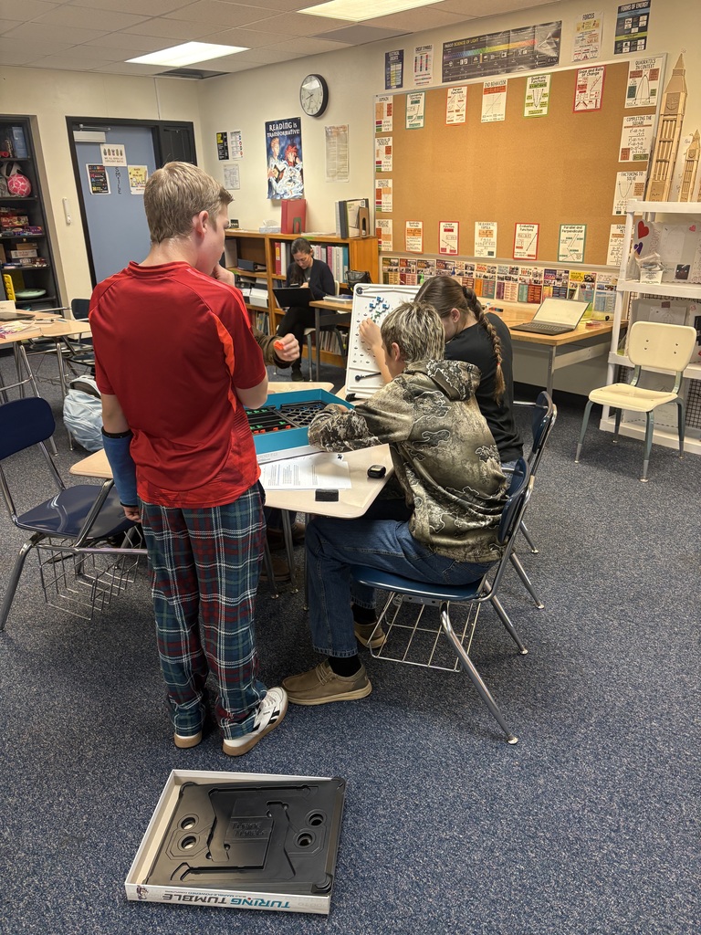 Students using the game turing tumble to understand logical conditioning and how that builds computers.