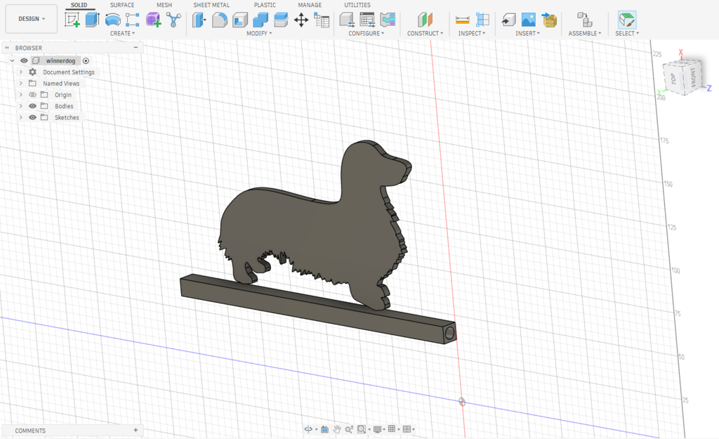 Weiner Dog by Daryan
