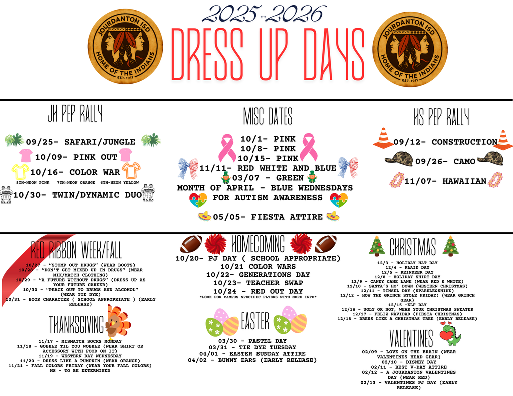 DRESS UP DAYS