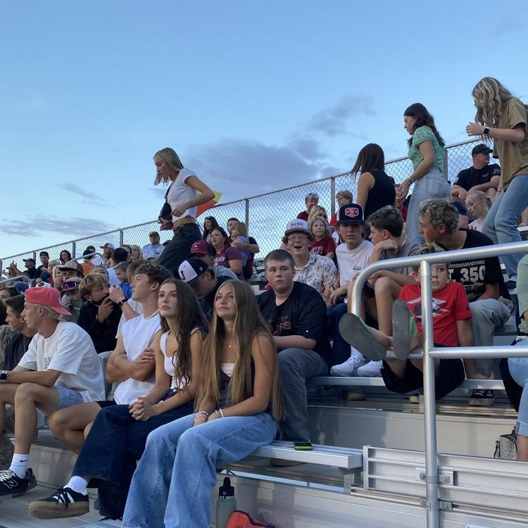Juab students support their team.