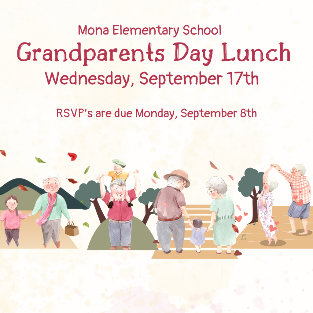 Grandparent's Endless Love Reading Activity Presentation in Red White Handdrawn Watercolor Style (Instagram Post)