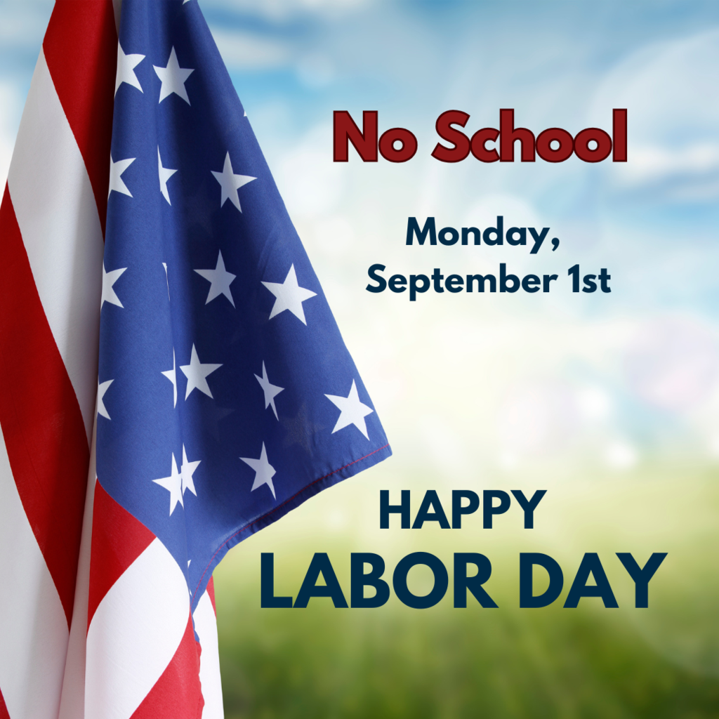 Red Navy Modern Labor Day Facebook Post (Instagram Post)