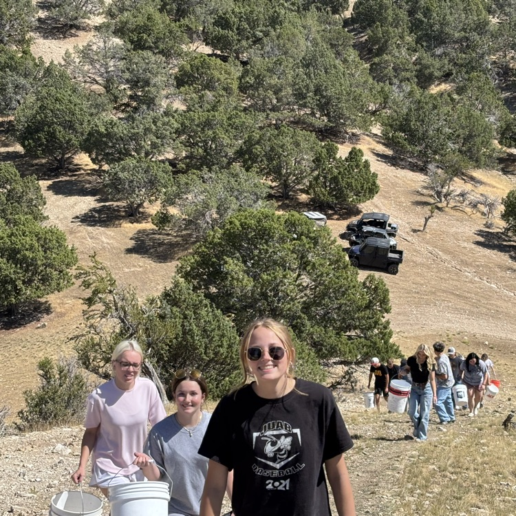 hiking to the J