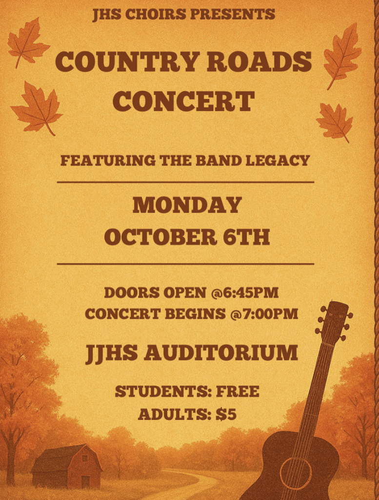 JHS Choir Performance - Monday Oct 6