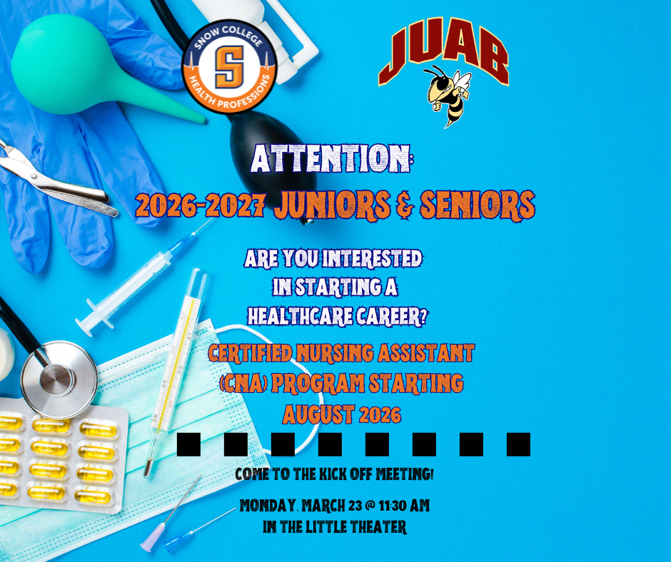 flyer advertising CNA program