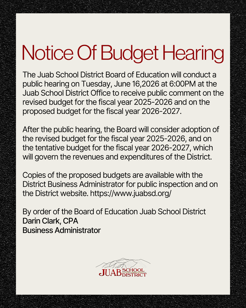 budget hearing notice
