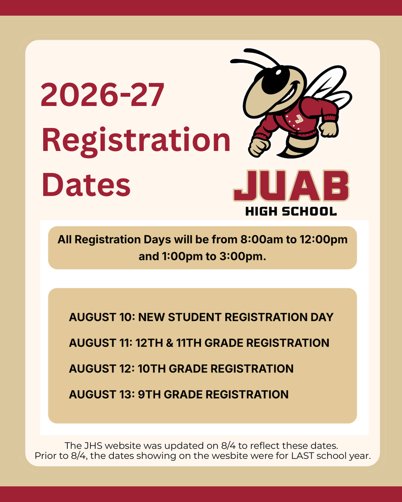 2026-27 JHS Registration