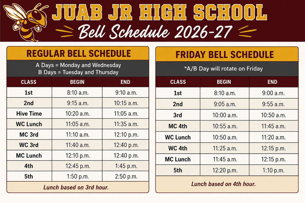 Bell Schedule