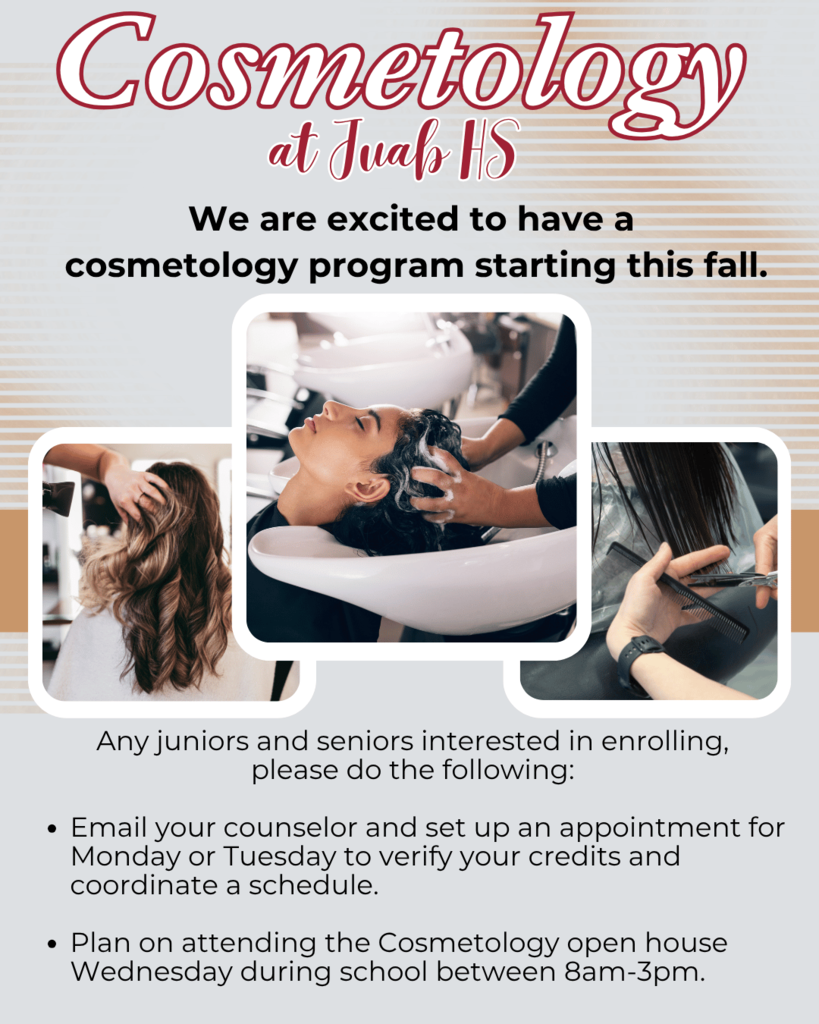 Cosmetology program is starting this fall at Juab High.