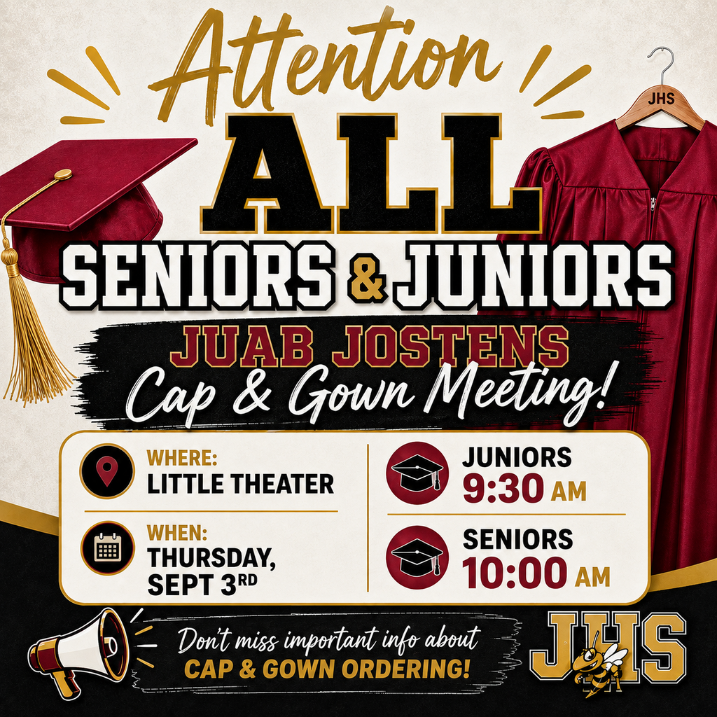 Attention: All JHS Seniors and Juniors