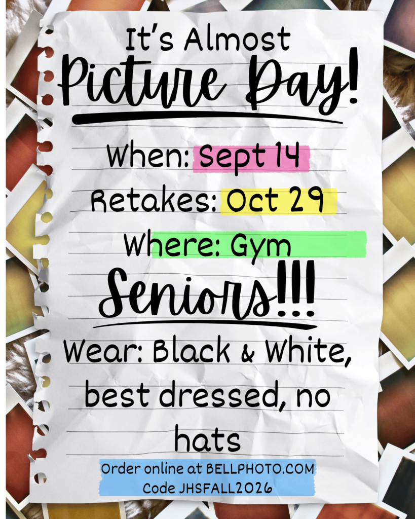 Picture day is almost here!