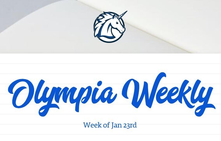 Weekly Newsletter Jan 23rd