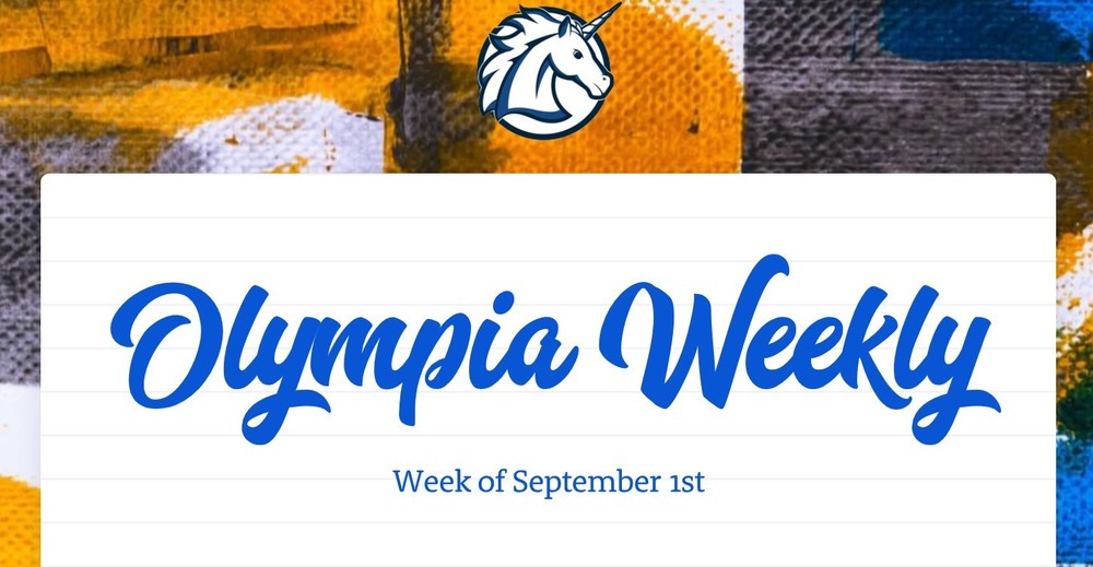 Olympia Weekly (Week of Sept 1st)