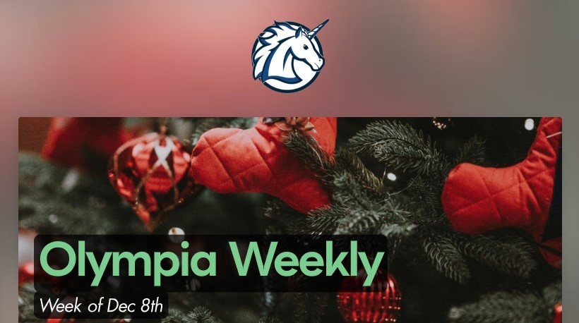 Olympia Weekly Dec 8th