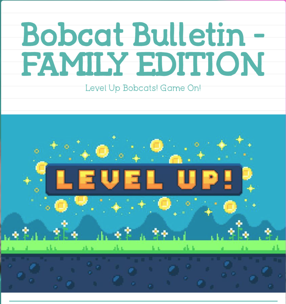 Bobcat Bulletin-Family Edition August 4th-8th