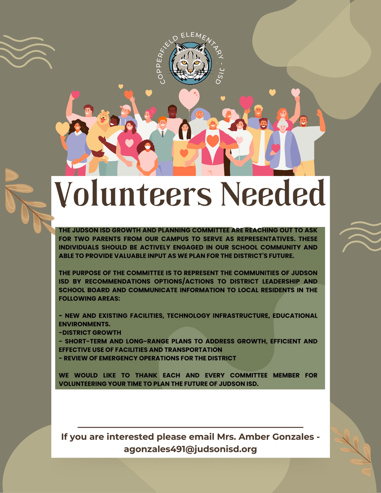 Volunteers Needed
