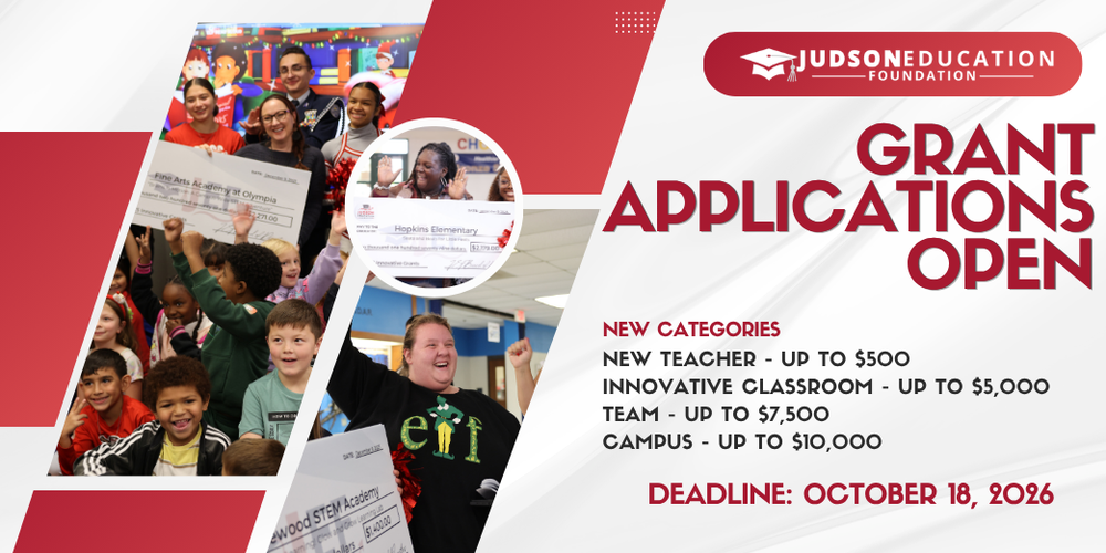 GRANTS ARE OPEN 