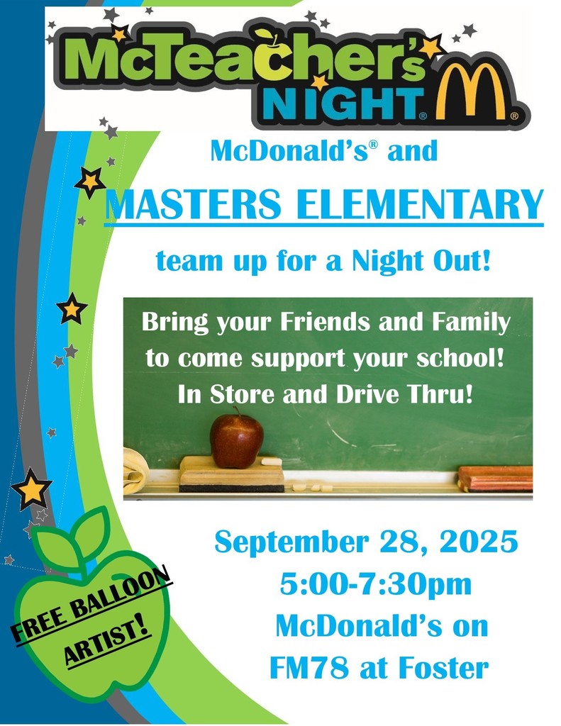 McTeachers Night- Masters Elementary
