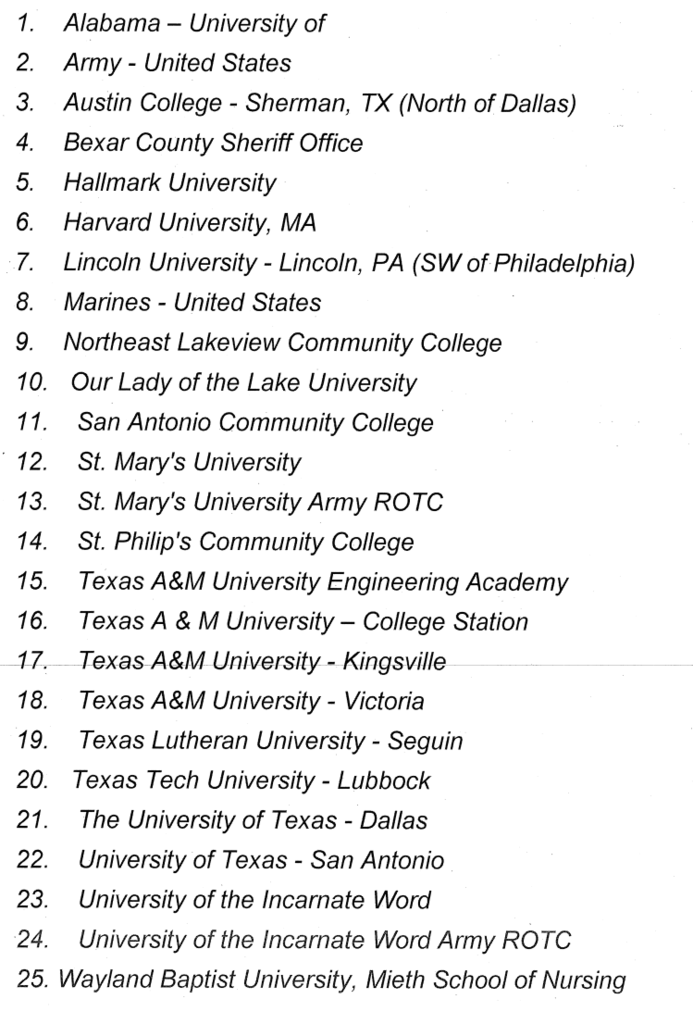 College Fiair 8-26 Update