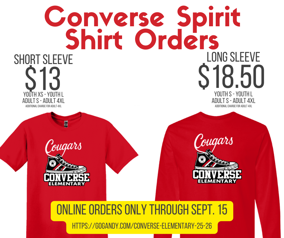 Spirit Tshirt Order