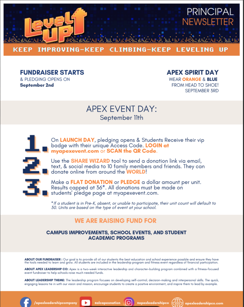 Apex Principal Newsletter